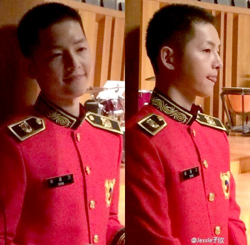 송중기 최근 모습.