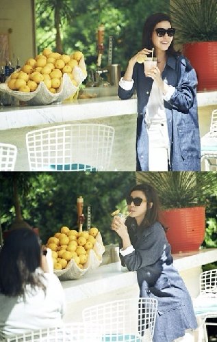 김하늘 LA 포착.