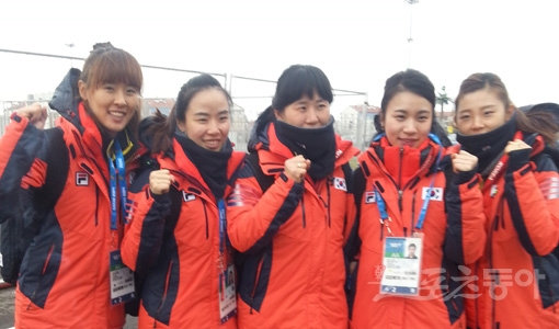 한국여자컬링대표팀. 스포츠동아DB