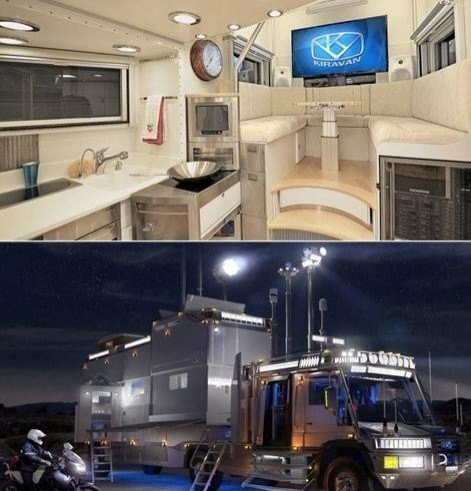 전세계 1대 슈퍼 캠핑카. 사진 | 데일리메일