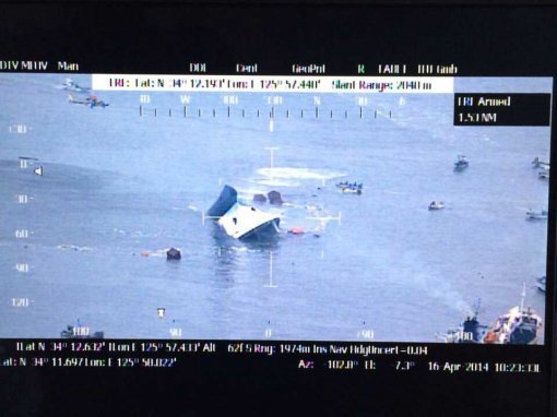‘세월호 침몰 사고’. 사진|서부지방해양경찰청