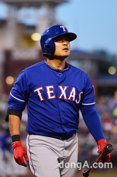 텍사스 레인저스 주신수. 동아닷컴DB