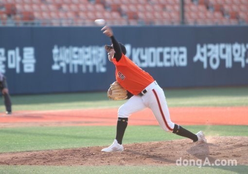 북일고 선발 김범수. 사진 | 풀카운트 보현