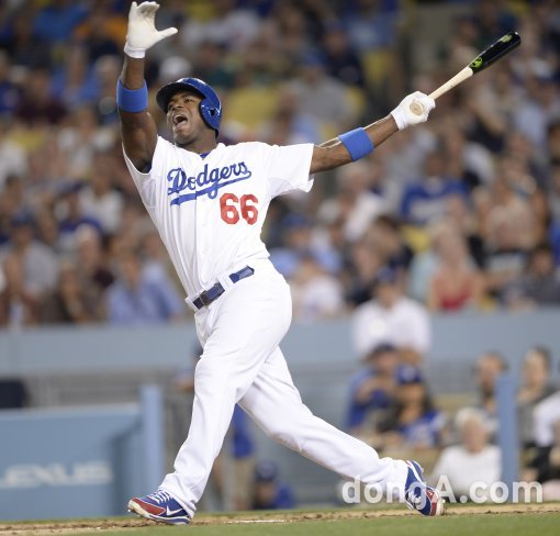 LA 다저스 야시엘 푸이그. 동아닷컴DB