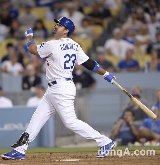 LA 다저스 아드리안 곤잘레스. 동아닷컴DB