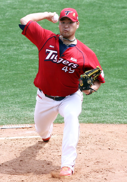 KIA 김진우. 사진제공｜스포츠코리아