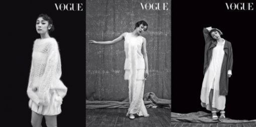 김연아 흑백 화보. 사진=보그 코리아.