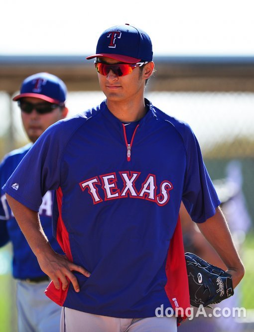 텍사스 레인저스 다르빗슈 유. 동아닷컴DB