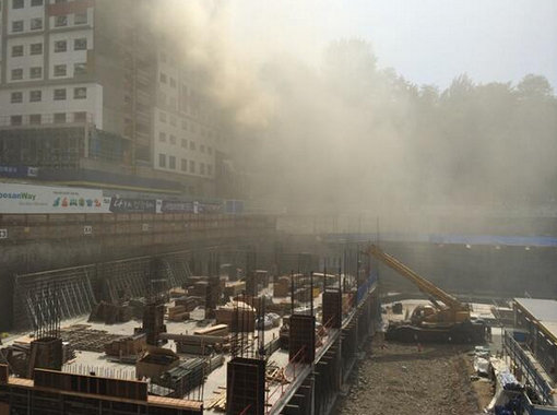 중앙대 화재. 사진 출처 | 트위터