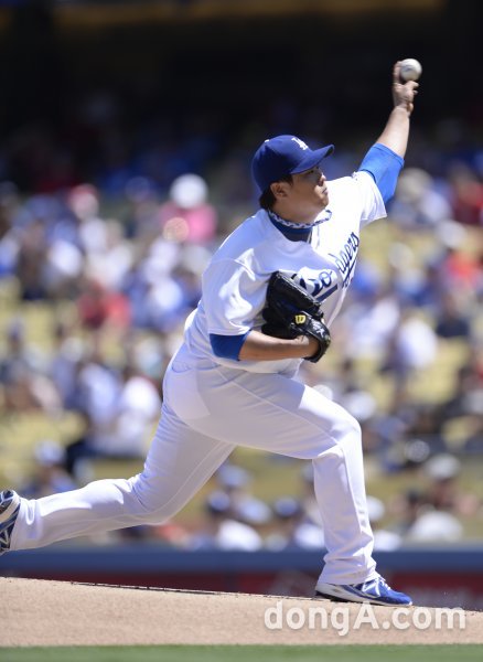 LA 다저스 류현진. 동아닷컴DB