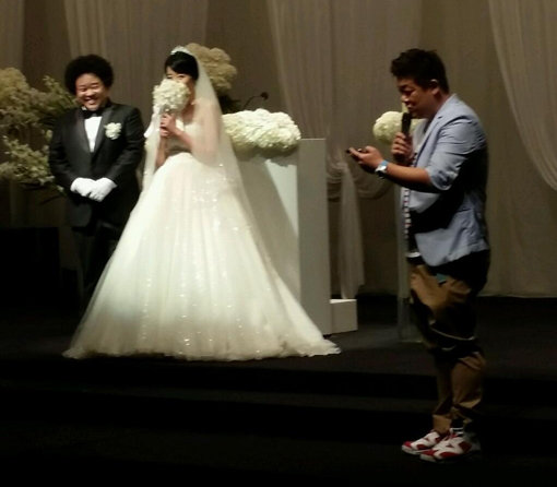 송영길 결혼. 사진출처|김지호 트위터