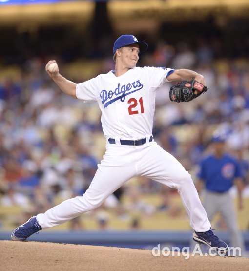 잭 그레인키. 동아닷컴DB.