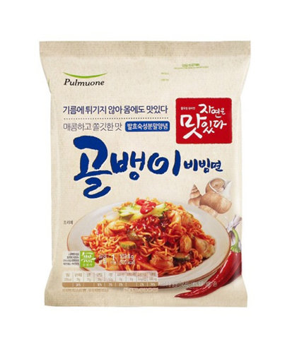 자연은 맛있다 골뱅이 비빔면