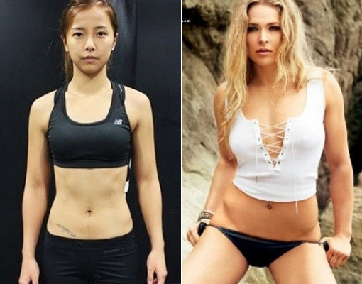 송가연-론다 로우지. 사진|CJ E&M-맥심