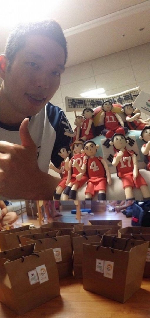 최민호 선물 인증. 사진=최민호 SNS.