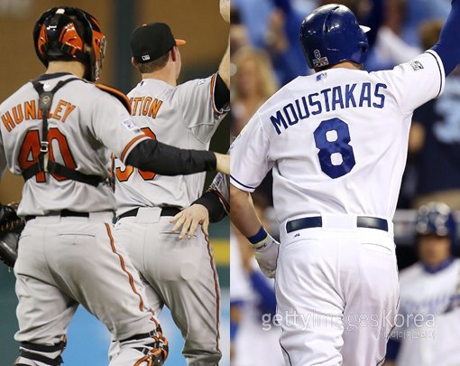 볼티모어 오리올스-캔자스시티 로열스. ⓒGettyimages멀티비츠