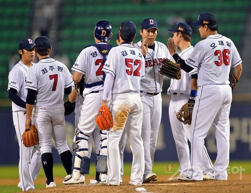 두산 선수들. 스포츠동아DB