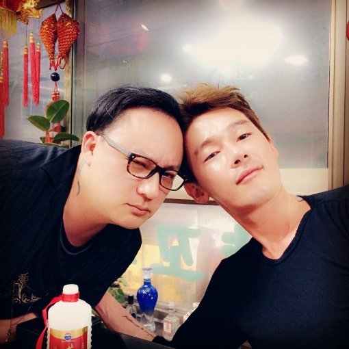 故 신해철-허지웅. 사진출처 ｜ 허지웅 블로그