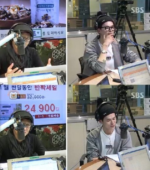 DJ김창렬과 모델 김원중(우). 사진출처 ｜ SBS 파워FM '김창렬의 올드스쿨'