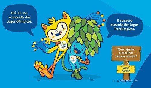 리우 올림픽 마스코트 공개. 사진=리우 올림픽 홈페이지.