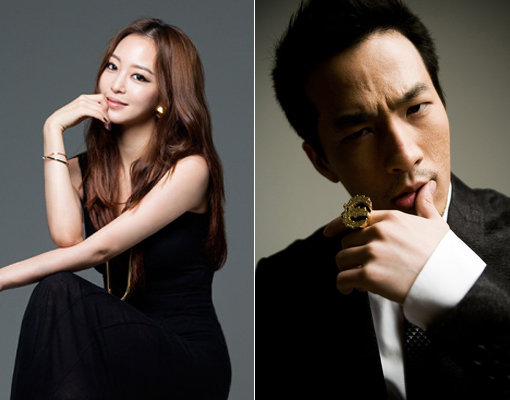 연기자 한예슬·프로듀서 테디(오른쪽). 사진제공｜키이스트·YG엔터테인먼트