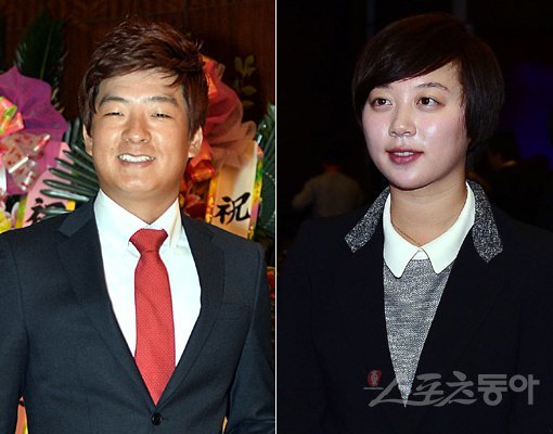 김승혁-김효주(오른쪽). 스포츠동아DB