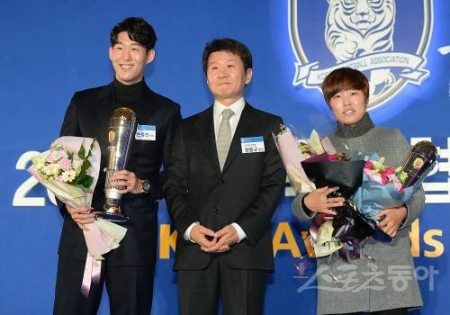 손흥민 지소연, 사진|스포츠동아DB