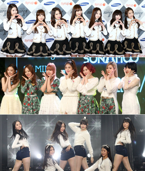 러블리즈-여자친구-소나무(맨 위부터). 사진｜동아닷컴DB·스포츠코리아