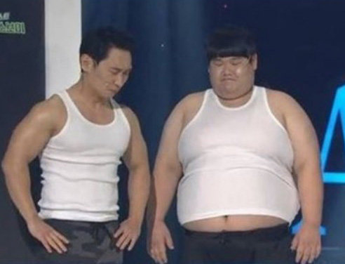 뱃살 빼는 10가지 습관. 사진=개그콘서트 '라스트 헬스보이' 이승윤 김수영