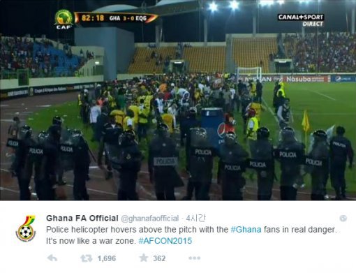 사진출처|가나 축구협회 공식 트위터