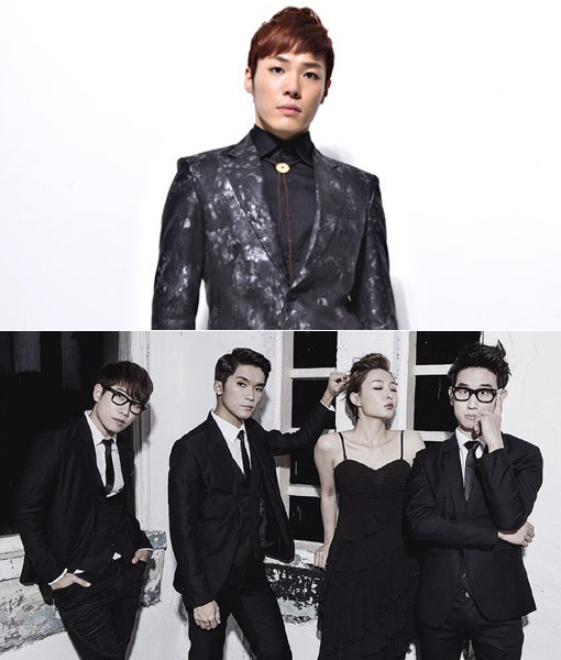 가수 휘성-록밴드 몽니(아래). 사진제공｜YMC엔터테인먼트·모던보이레코드