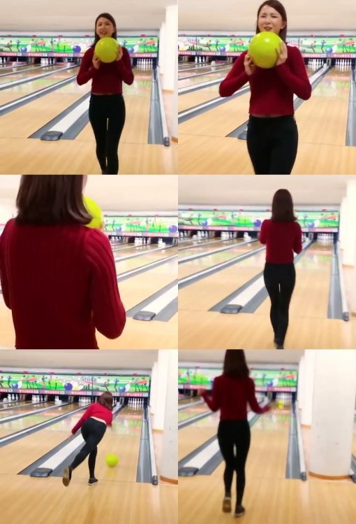 화제의 ‘볼링퀸’ 표혜미의 모습 사진｜인스타그램 영상 갈무리