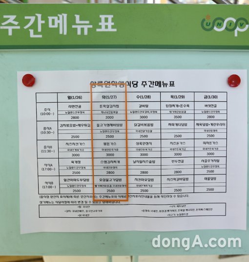 어떤 메뉴를 먹어볼까나?