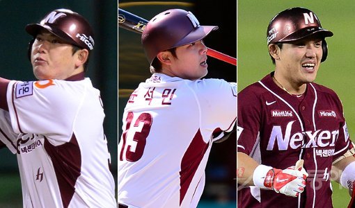 이성열-윤석민-박동원(왼쪽부터). 스포츠동아DB