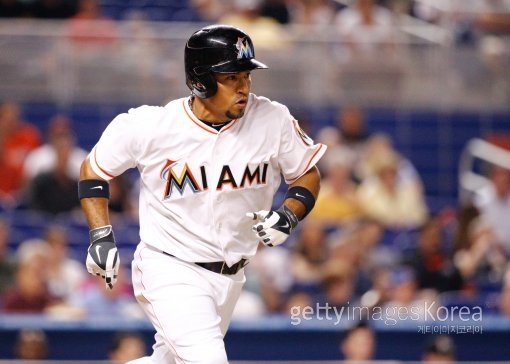 라파엘 퍼칼 마이애미 말린스 시절 모습. ⓒGettyimages멀티비츠
