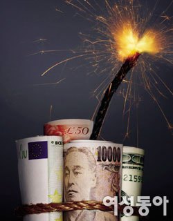 작년 국가부채.여성동아DB