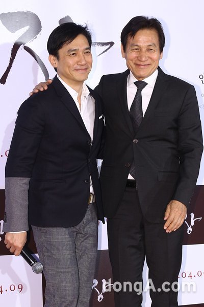 배우 양조위-안성기(오른쪽). 동아닷컴DB