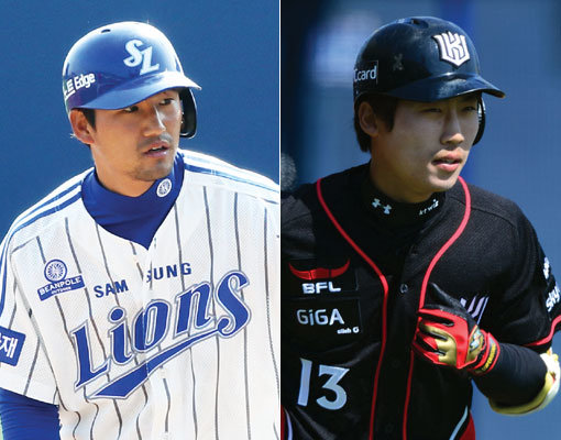 삼성 김상수-kt 이지찬(오른쪽). 사진｜스포츠동아DB·스포츠코리아