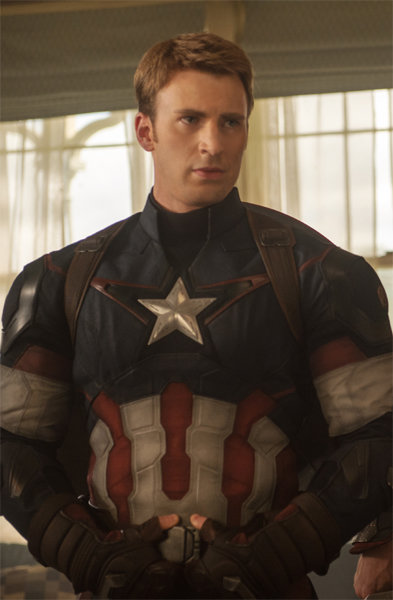 ‘어벤져스2’의 캡틴 아메리카 역 크리스 에반스. 사진제공|월트디즈니 컴퍼니 코리아