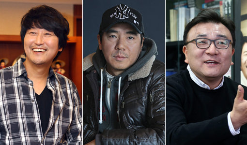 영화계 ‘흥행메이커’로 꼽히는 배우 송강호, 김지운 감독, 최재원 위더스필름 대표(맨 왼쪽사진부터)가 새 영화 ‘밀정’으로 손잡을 것으로 알려져 관심을 모은다. 스포츠동아DB·동아일보DB