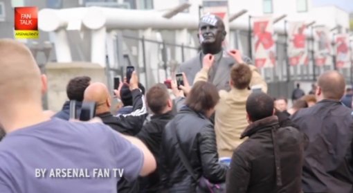 사진=아스날 팬 TV 영상 캡처.