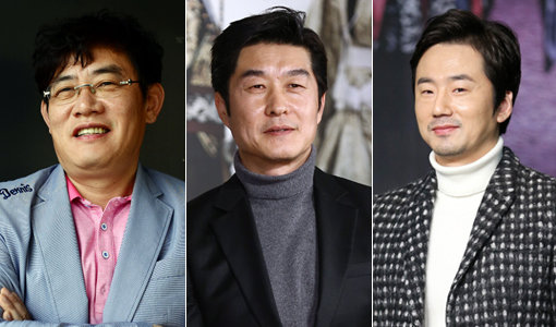 방송인 이경규-연기자 김상중-류승수(맨 왼쪽부터). 스포츠동아DB·동아닷컴DB