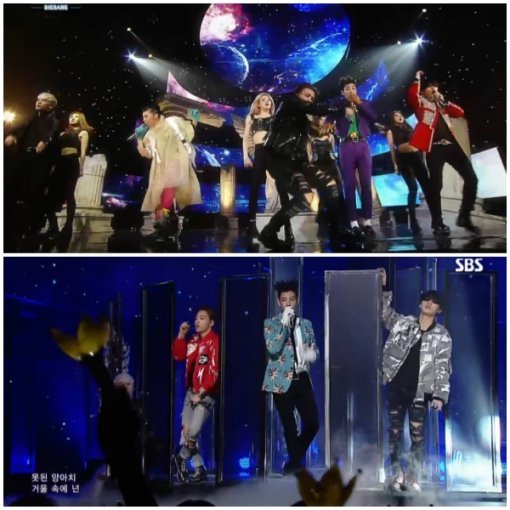 사진출처= SBS 방송 캡처, ‘인기가요’ 빅뱅