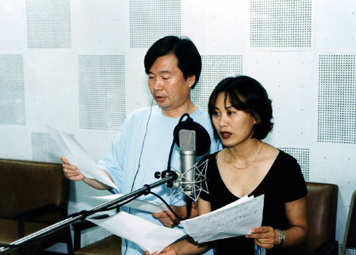 ‘X파일’의 주역인 성우 이규화(왼쪽)와 서혜정.