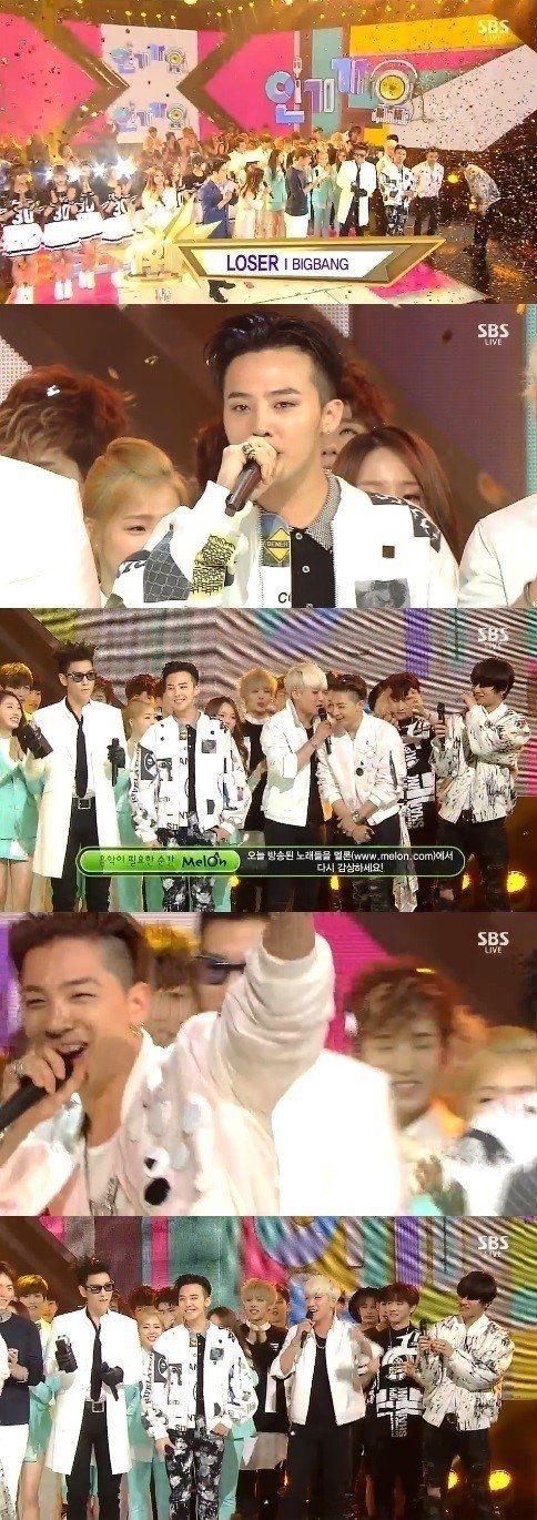 사진= ‘인기가요’ 방송화면 캡처, ‘인기가요’ 빅뱅