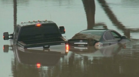 사진= YTN 캡처, ‘물폭탄 맞은 미국 텍사스 주’