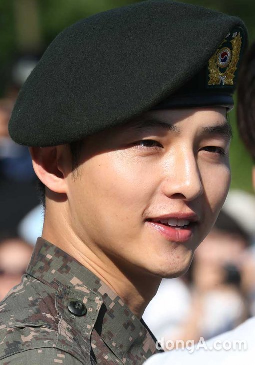 송중기 제대. 동아닷컴DB.