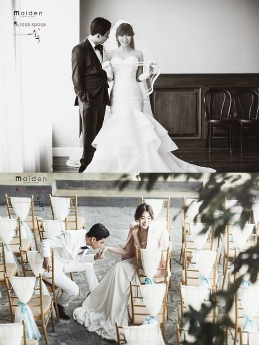 정주리 웨딩화보/사진= 메이든스튜디오 제공