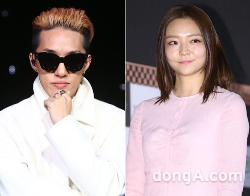 가수 자이언티-연기자 이솜(오른쪽). 동아닷컴DB