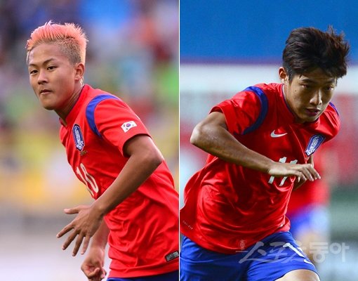 FC 바르셀로나 이승우-장결희(오른쪽). 스포츠동아DB